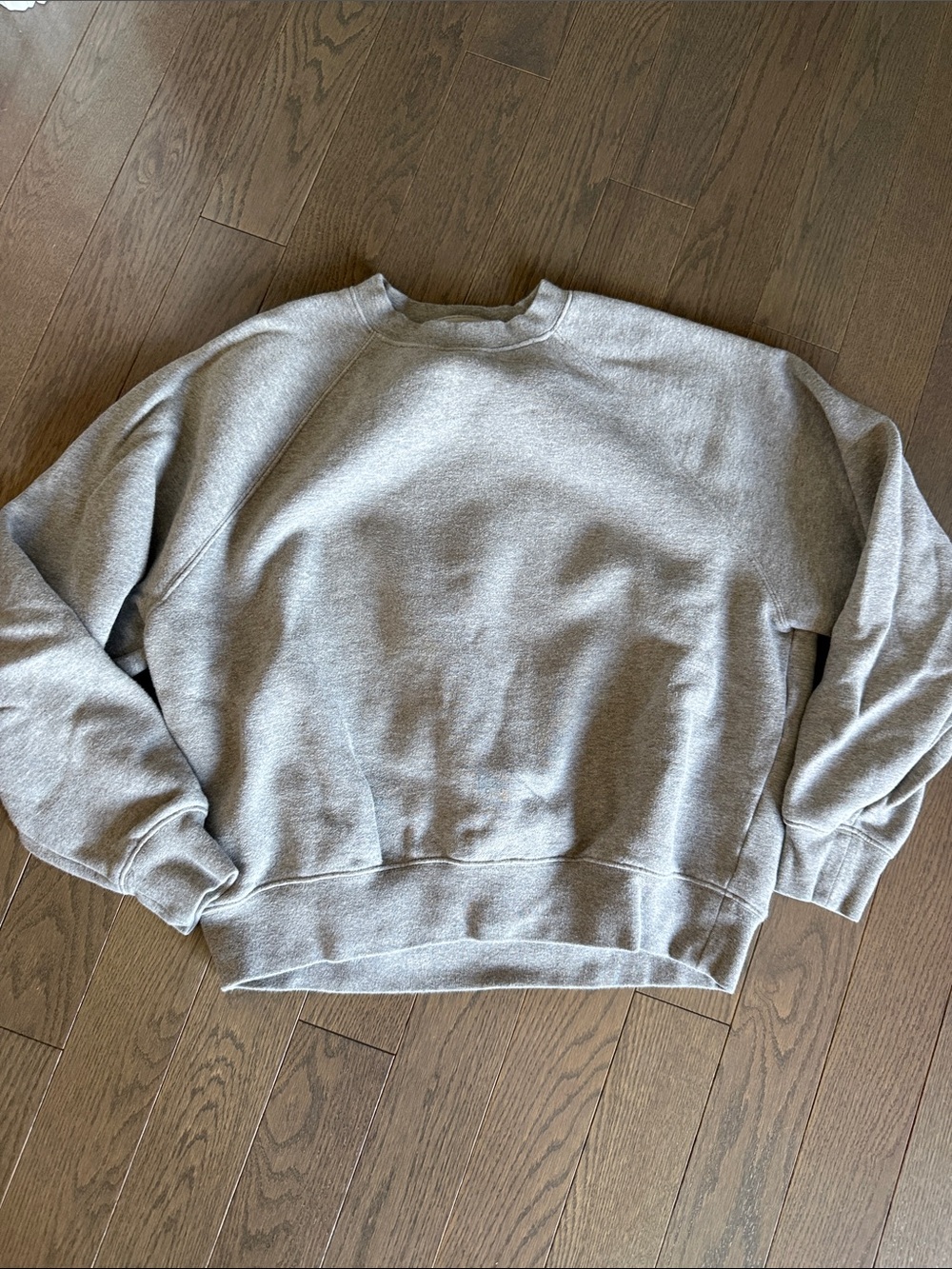 Classic Gray Crewneck Sweatshirt - Essentials